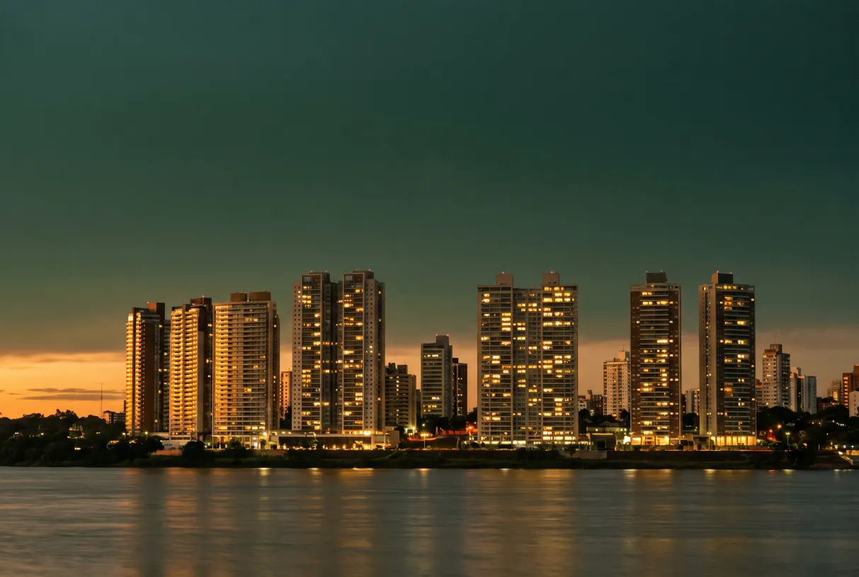 Asunción al atardecer